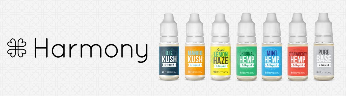 Harmony CBD Vapour Oil Range