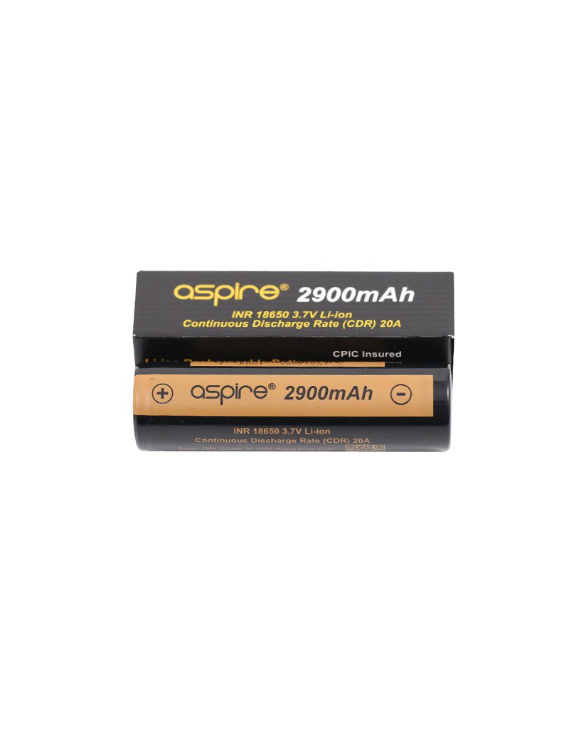 Genuine Aspire 18650 Battery 2900 mAh Cell